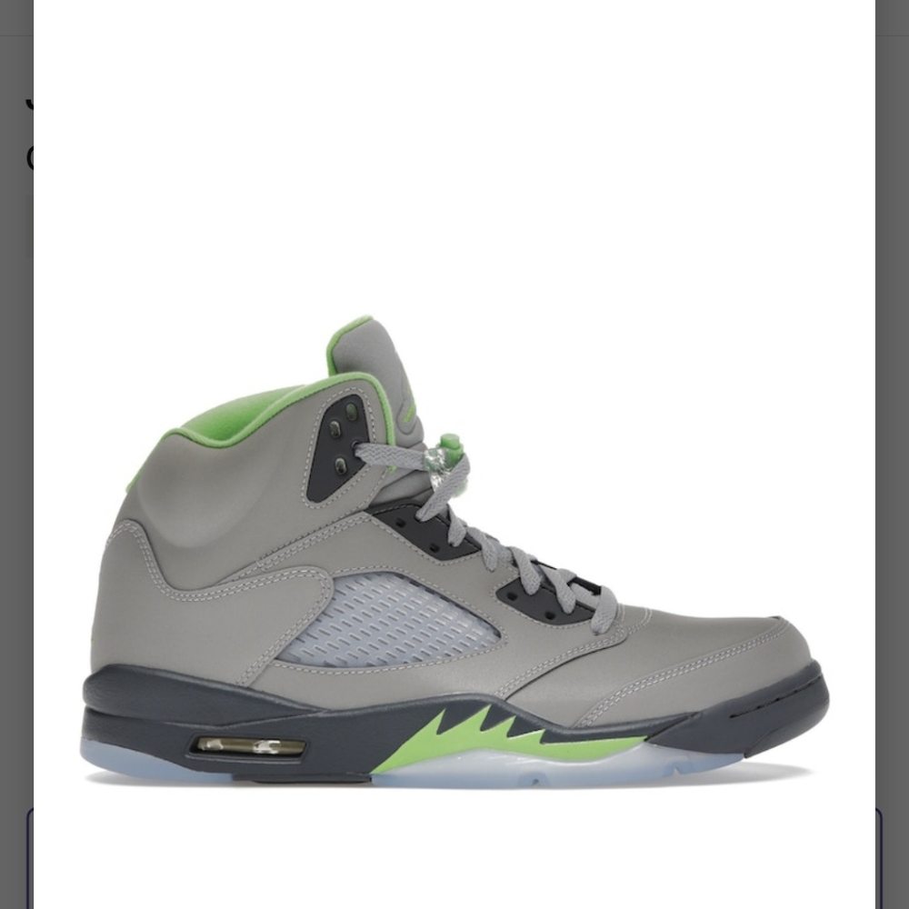 Jordan 5 Green beans